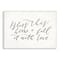 Stupell Industries Bless This Home with Love Family Motivational Phrase Wall Plaque Art